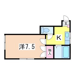 カサベルデ旭町の物件間取画像